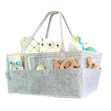 Amazon.com: Caddy organizador de pañales de bebé por la Hamptons | Para Pañales, toallitas de bebé, juguetes y más | pañales Caddies te ayudan a organizarte y mantener todo a mano.: Baby