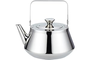 SANQIAHOME 2.0 Litre Stainless Steel teapot with Infuser Modern, Minimalist Style