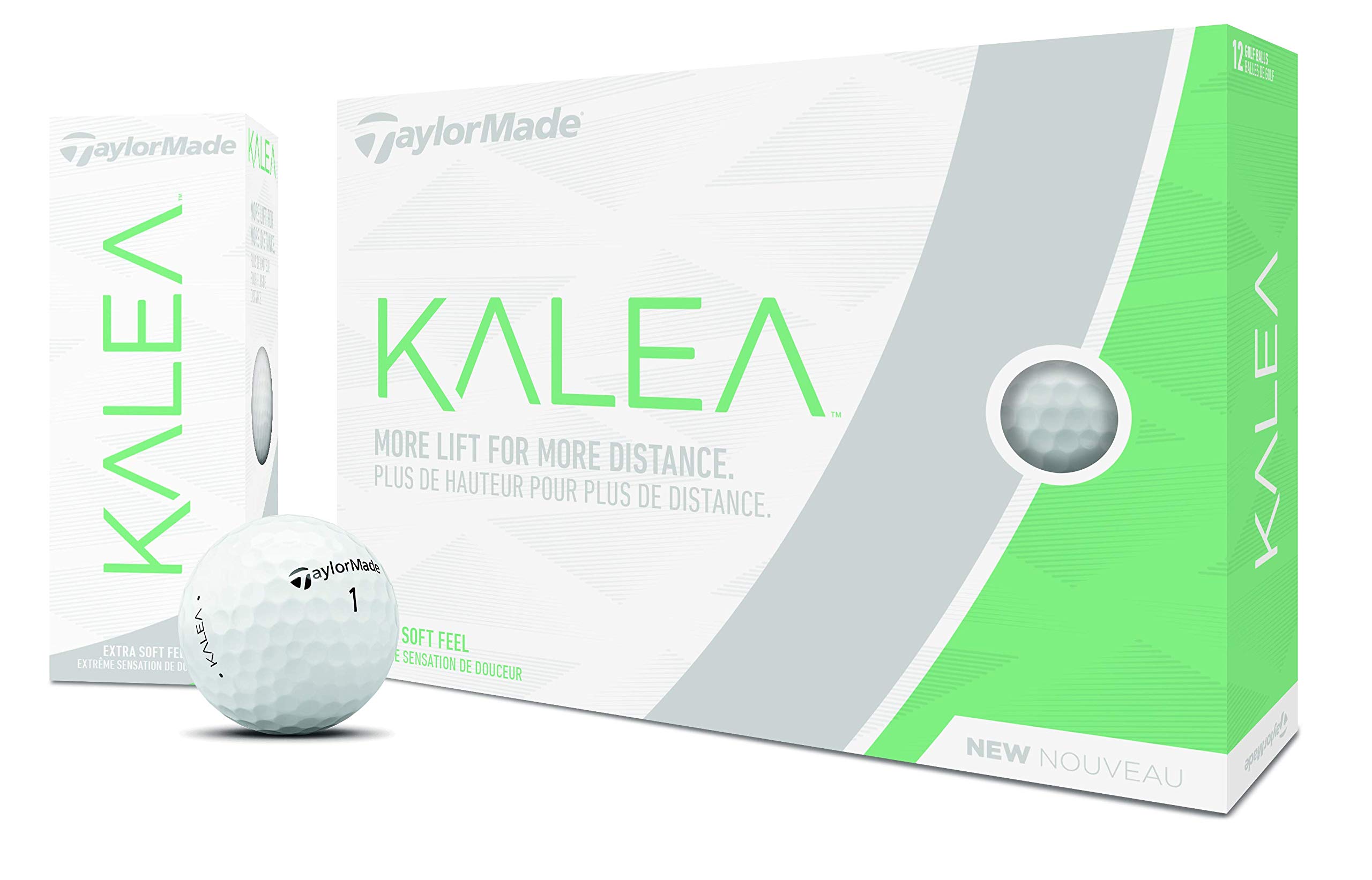 TaylorMade Kalea Dozen, White, One Dozen