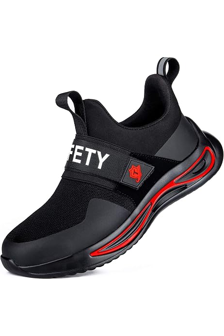 Vaneemor Mens Fabric Steel Toe 