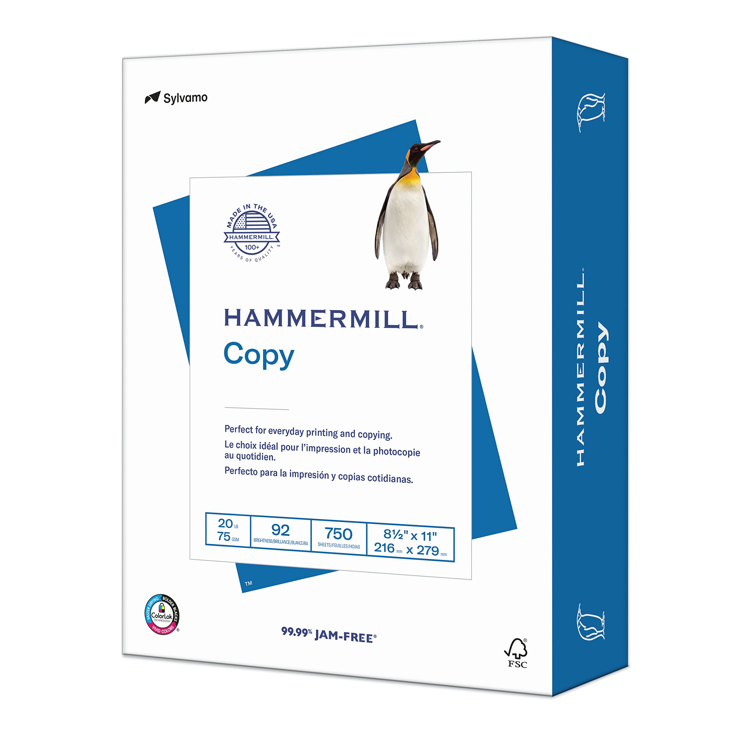 Hammermill Printer Paper, 20 lb Copy Paper, 8.5 x