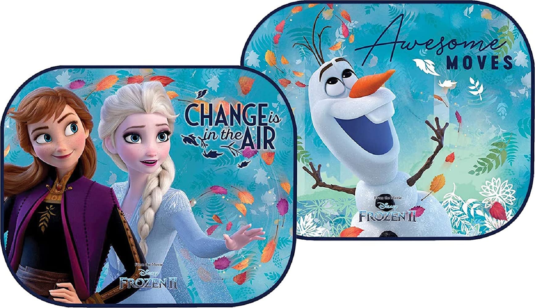 Disney Frozen 2 Sunshades Side Window Sun 44x35cm x 2pcs Sun Shade