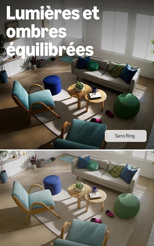 Caméra intérieure Plus (Indoor Camera Plus, nouvelle génération), Caméra de surveillance secteur, Retinal 2K, zoom 4x, cache d'objectif manuel, Essai gratuit de 30 jours d'abonnement Ring