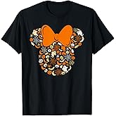 Disney Minnie Mouse Halloween Ghosts Pumpkins Spiders T-Shirt Small