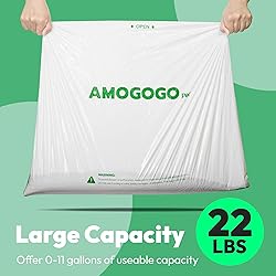 AMOGOGOPET 50 Pcs Waste Bags, Compatible with