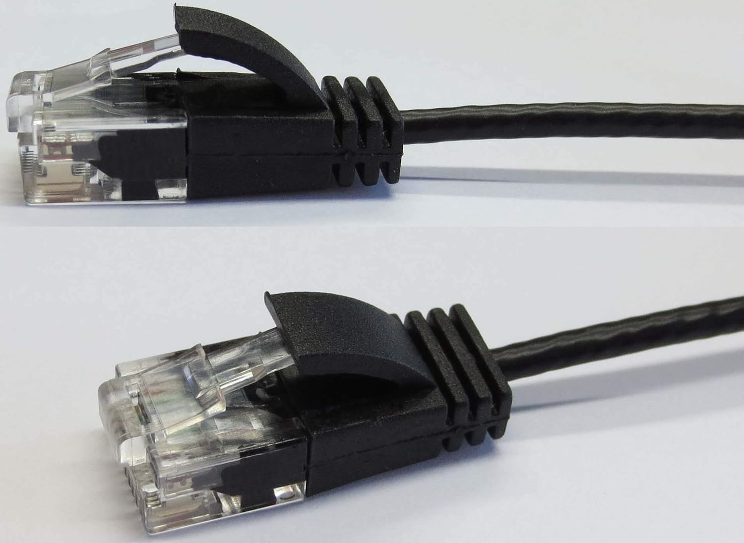 wantecWire Extra Thin Patch Cable CAT.6 UTP Length 3 m Black, Länge 3m - Image 3