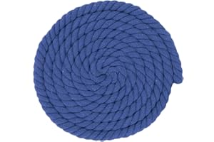 West Coast Paracord Twisted 3 Strand Natural Cotton Rope Artisan Cord – 1/4, 1/2, 5/8, 3/4 and 1 Inch Diameters – 10, 25, 50, 100 Feet