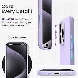 ORNARTO Compatible with iPhone 15 Pro Max Case