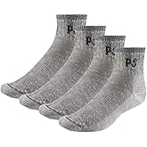 PEOPLE SOCKS Men's Women's Merino wool crew socks 4 pairs 71% premium with Arch support Made in USA