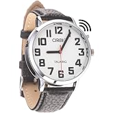 Cirbic Big Talking Watch with Jumbo Numbers for Visually impaired with North American Male Voice
