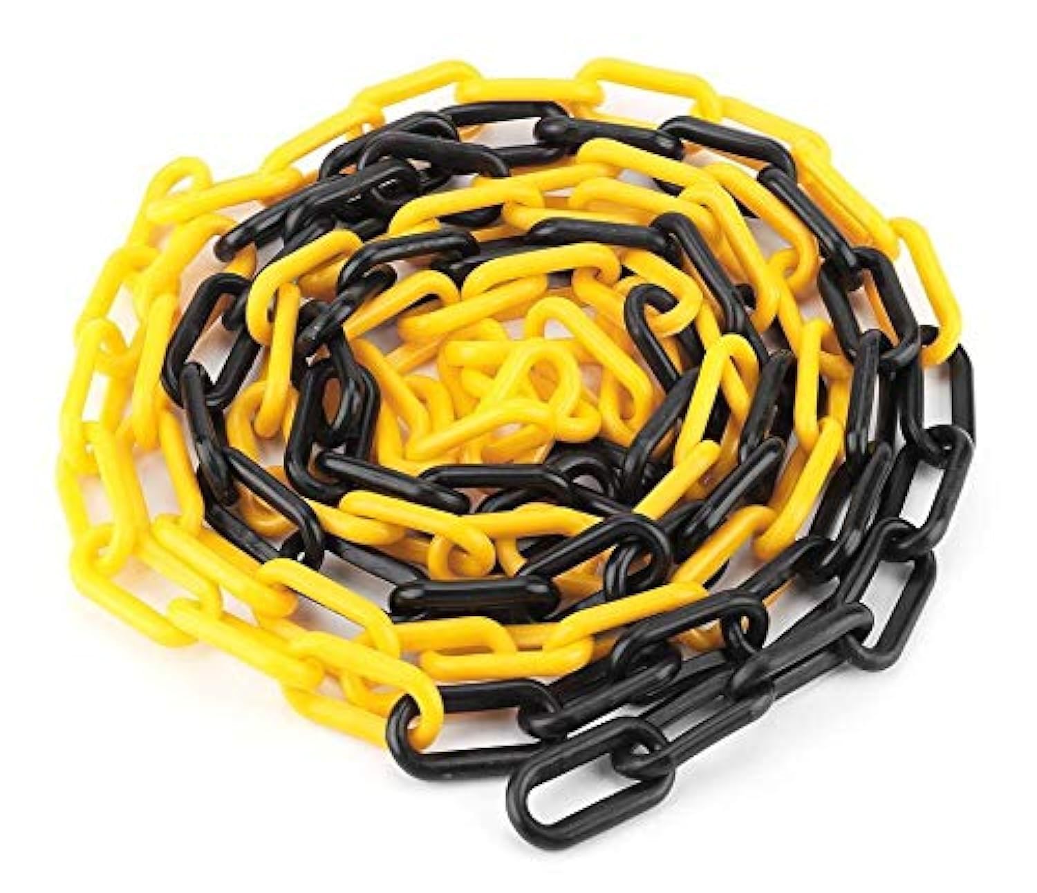 SNS SAFETY LTD Black and Yellow Plastic Chain 6mm 25.0 Meters (82 feet)
