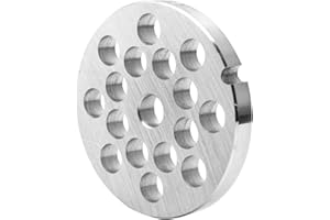 IVICT #12 Stainless Steel Meat Grinder Plate Discs Blades for FGA Food Chopper and Hobart, LEM, Cabelas, Weston, MTN Meat Grinders,Cutting Disks Heavy Duty