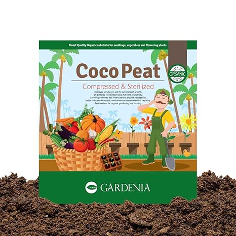 Ugaoo Coco Peat Brick 5 Kg Block - Expands Into Cocopeat Powder