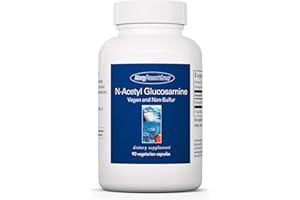 Allergy Research Group N-Acetyl D-Glucosamine 500mg - NAG Supplement, Joint Support, Glucosamine Sulfate, Joint Health Formula, Motility Activator, Vegan, Non-Sulfur, Vegetarian Capsules - 90 Count