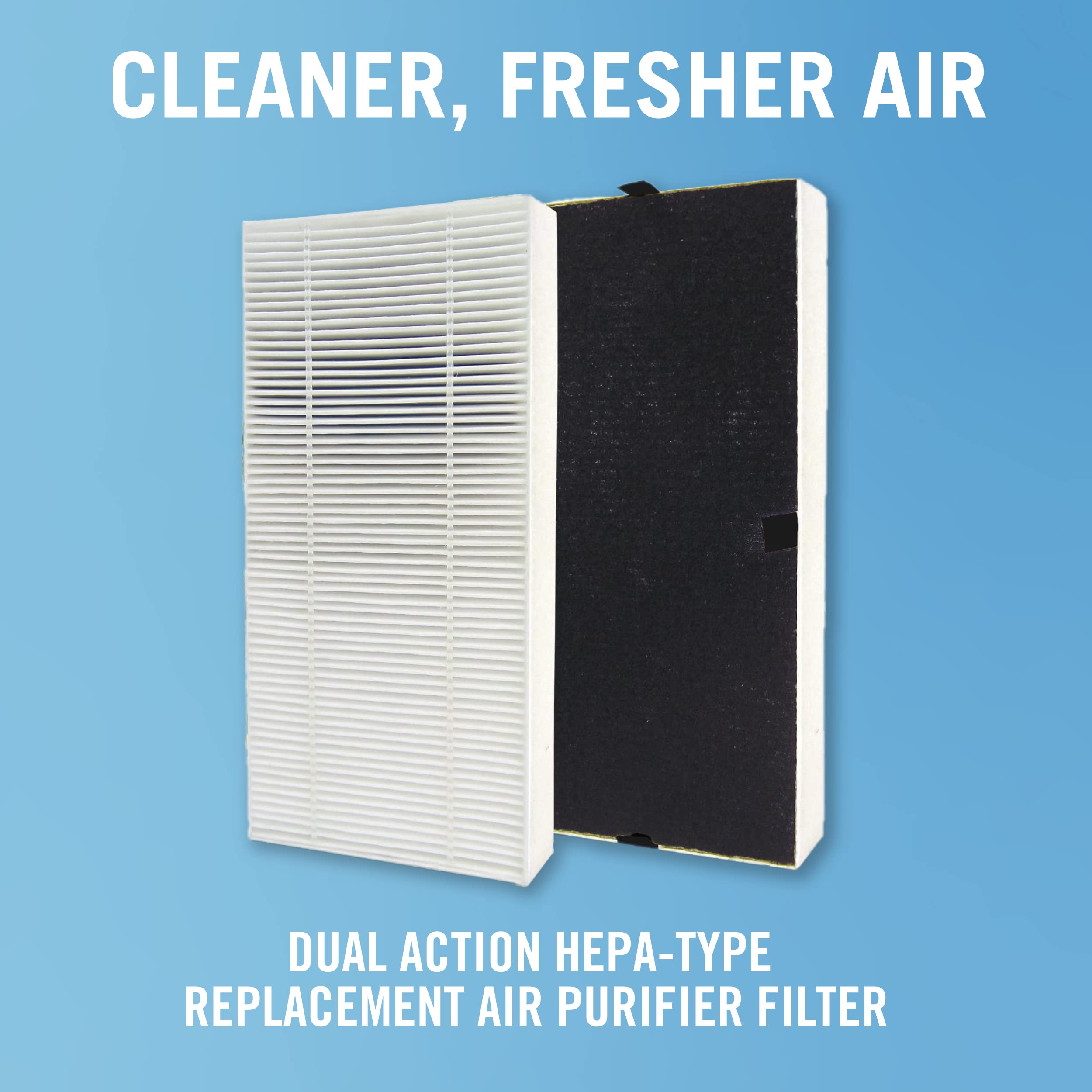 Febreze Replacement Dual Action HEPA-Type Purifier, U Air Filter, 1-Pack