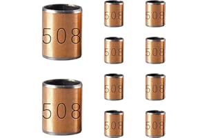 BokWin 10 Pcs Oilless Bearing Carbon Steel Sleeve Bearing 5mmx7mmx8mm Plain Bearings for Machine Shaft Use