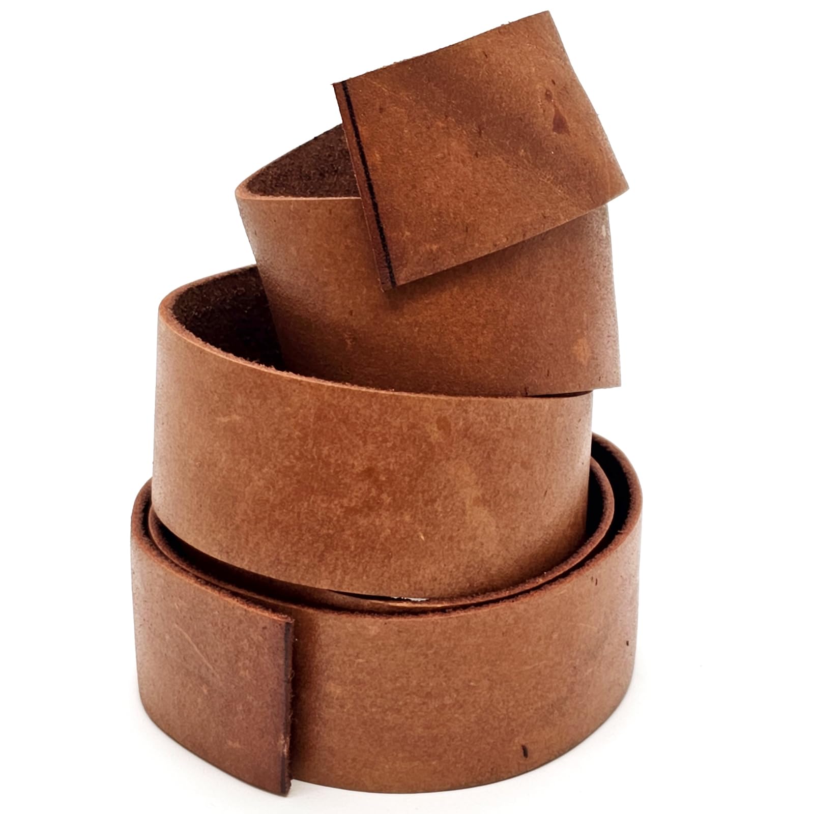 Esnado Leather Strap / Band / Cord, Flat 1 metre. Width/colour: selectable., Leather, Antique light brown, Breite: 20 mm