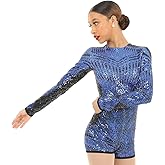 Alexandra Collection No Limit Long Sleeve Sequin Biketard
