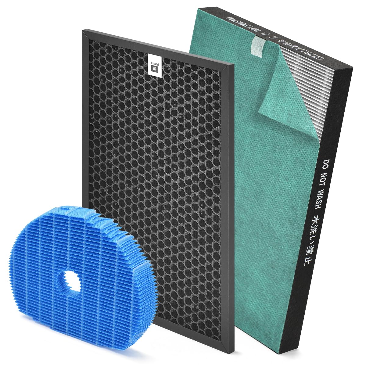 Photo 1 of KC-850U KC850U Replacement Filter Kit Compatible with Sharp KC-850U Replacement Filter for Sharp True HEPA Air Purifier KC-850U and KC-C100U, 1-Set Includes 1 FZ-C100HFU, 1 FZ-C100DFU & 1 FZ-C100MFU