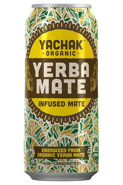 Yachak Organic yerba mate infused mate metal 16floz (859584007055)