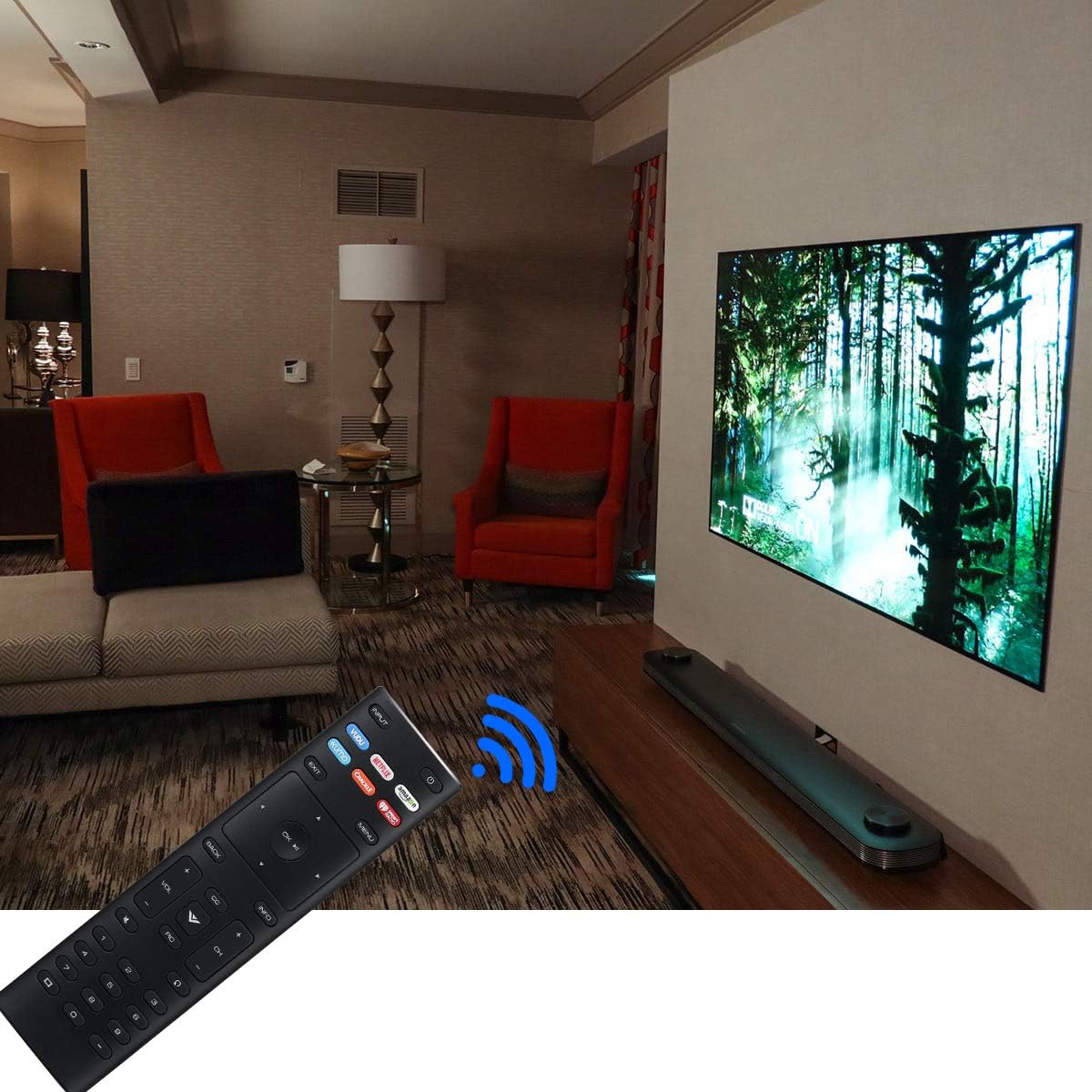New Universal Replacement XRT136 Remote Control Compatible with VIZIO Smart TV Include D-Series M-Series P-Series V-Series: Home Audio & Theater
