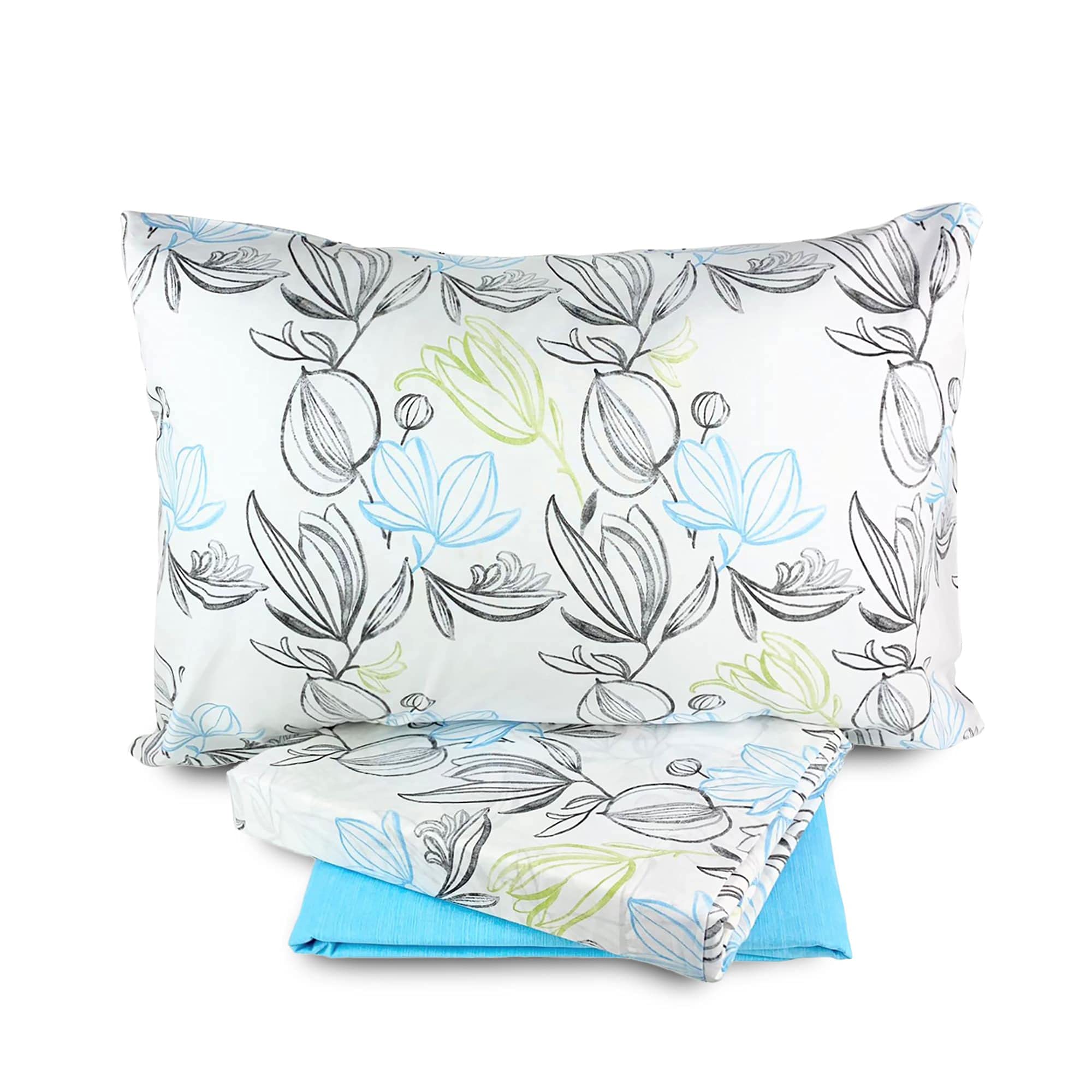 Bassetti Dream CLELIA double bed sheets in cotton variant Light blue