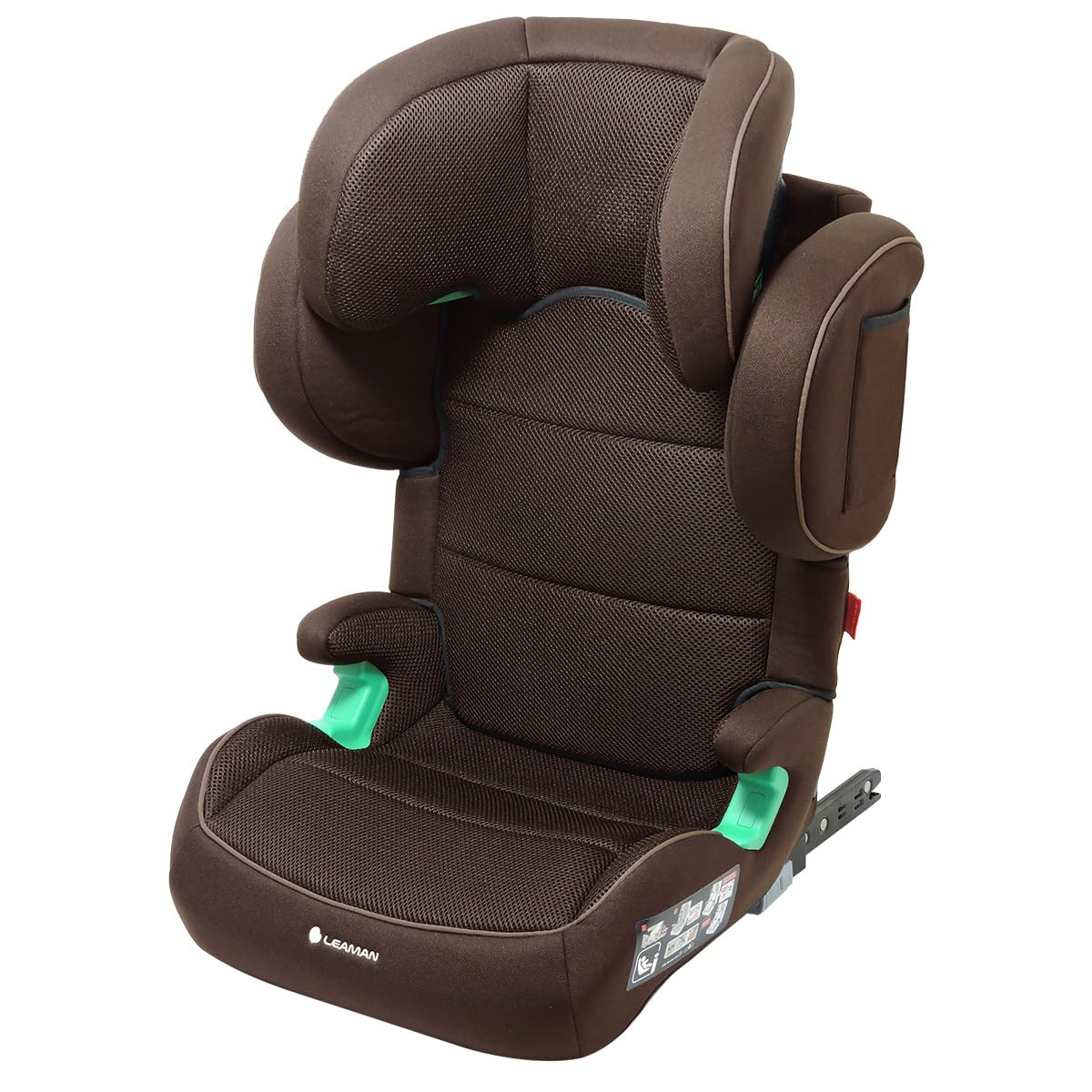 リーマン ハイバックジュニアISOFIX R129 ブラウン JG503 ジュニアシート 3歳頃から12歳頃商品画像