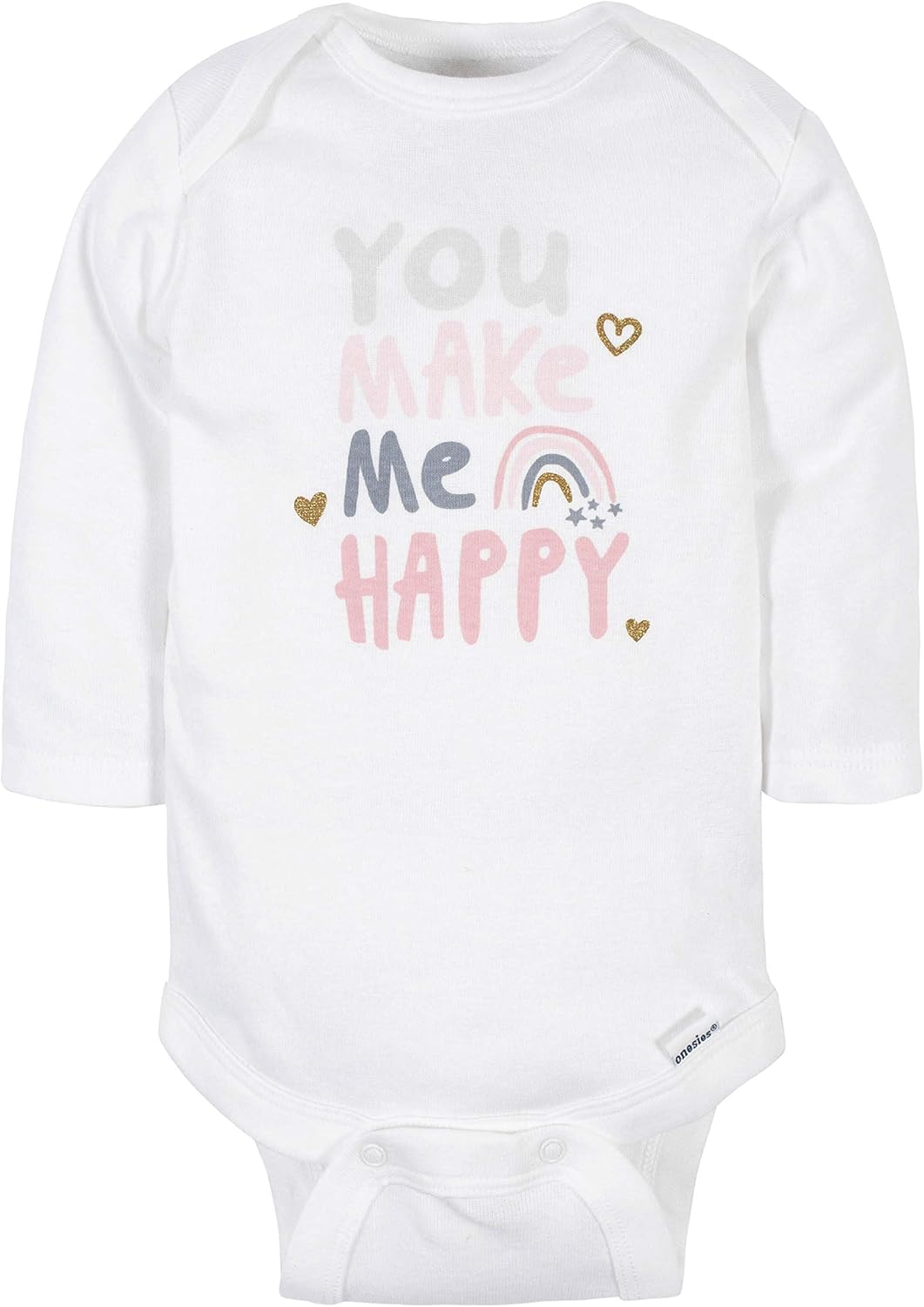 Gerber baby-girls 6-pack Long-sleeve Onesies Bodysuits: Clothing