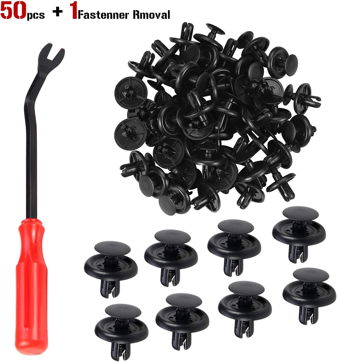 36DB Plastic Retainer Clips,Push in Rivets Fastener Clips