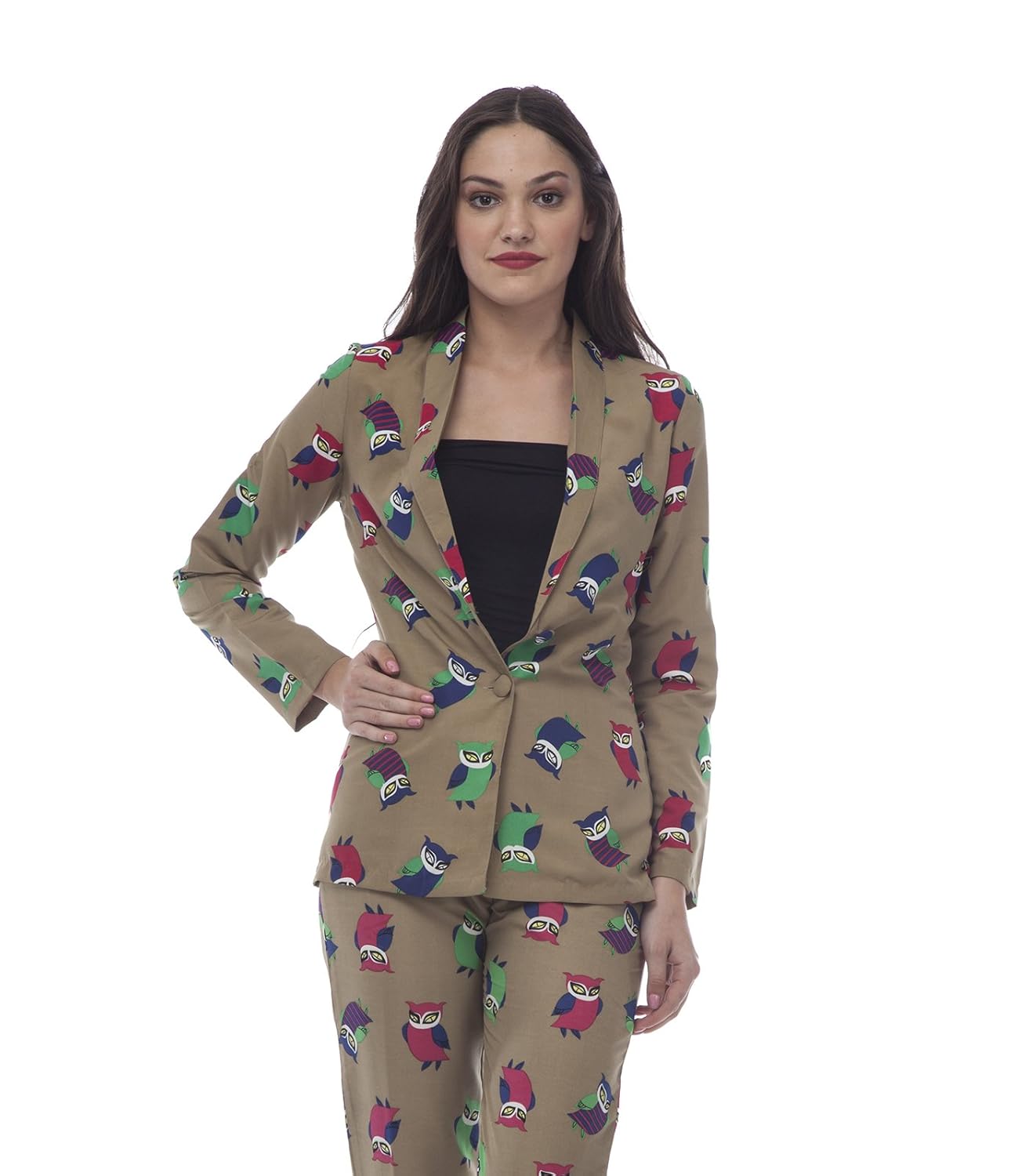 @499 full sleeves casual beige::blue blazer