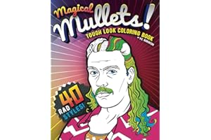 Magical Mullets! Tough Look Coloring Book