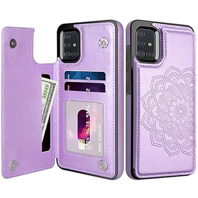 Leather Wallet Samsung A51 Cover Case Amazon View Wallet Case
