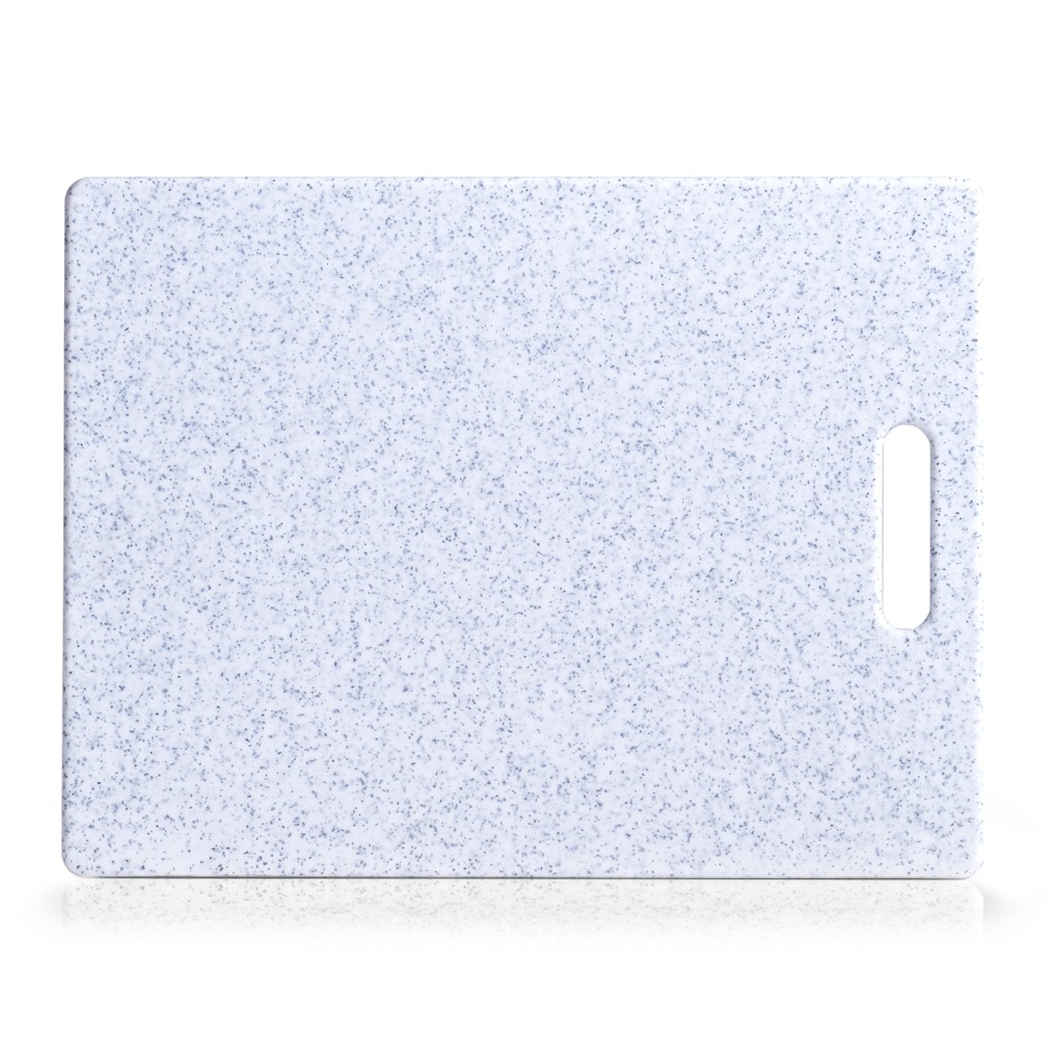 Zeller cutting board, plastic, Plastic, Light grey, ca. 36,5 x 27,5cm