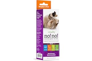 Vetality No No Behavior Correction Spray for Cats | Patatented AlphaQ Pheromone Stops Litter Box Fights, Jumping, Furniture Scratching, and More | 1.35 Fl Oz