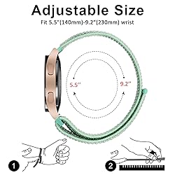 Vanjua Nylon Bands Compatible with Garmin Venu 2