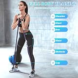 jjshund Resistance Band Set, 4 Tensions, Door Anchor, Handles, Bag view 4