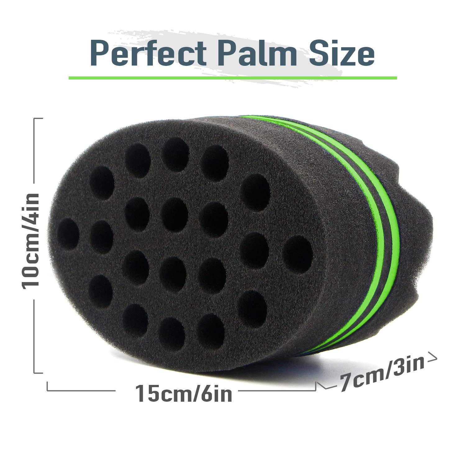 Parabirds Sponge Hair,Hair Twist Sponge,Curl Hair Sponge,Afro Twist Comb Brush Barber Sponge for Men Women Kids