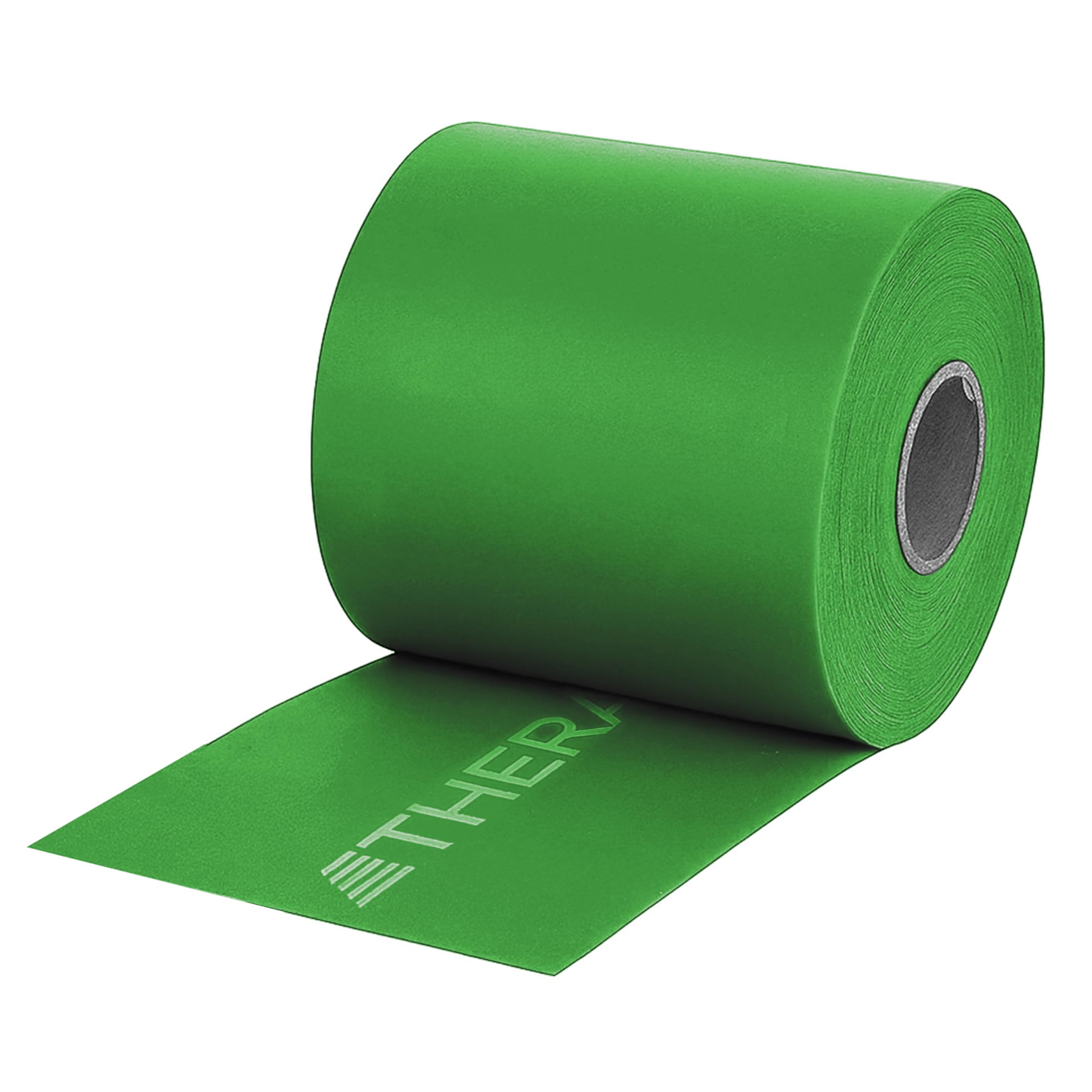 TheraBand Latex-Free Resistance Band for Pilates, Home Gym, Rehab, Professional Physical Therapy & Fitness Equipment, Resistance Training, 22.9 Metre, Green, Heavy