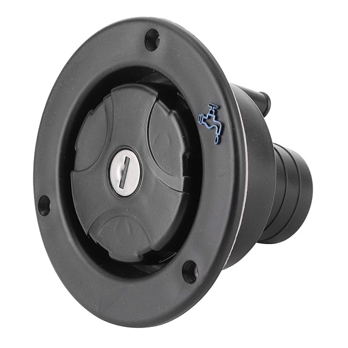 RV Water Filling, Leakproof Black Corrosion Resistant Water Filling