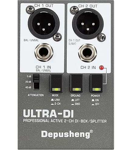 Amazon.com: Behringer Ultra-Di Di20 Professional Active 2-Channel