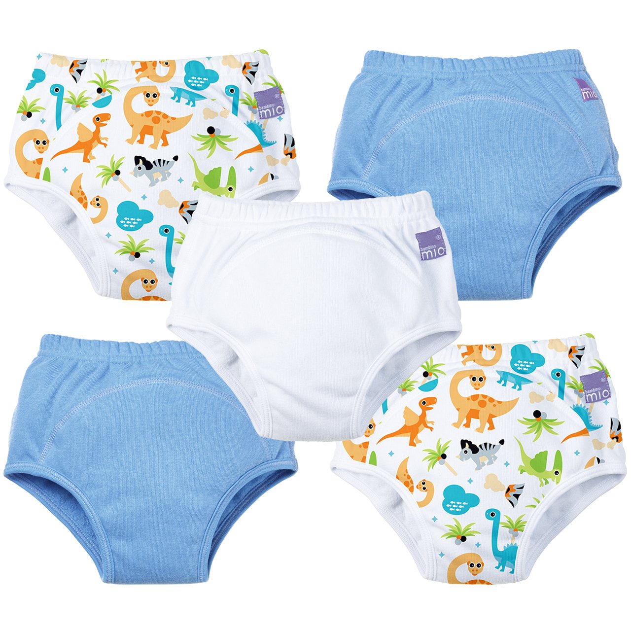 Bambino Mio, Potty Training Pants, Mixed Boy Dino, 23 Years, 5 Pack