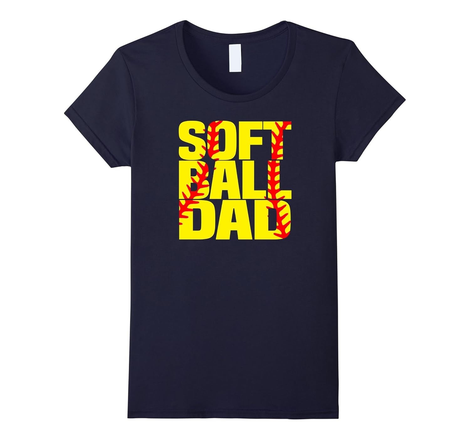 Softball DAD Tshirt Proud Dad Fathers Day Gift Idea