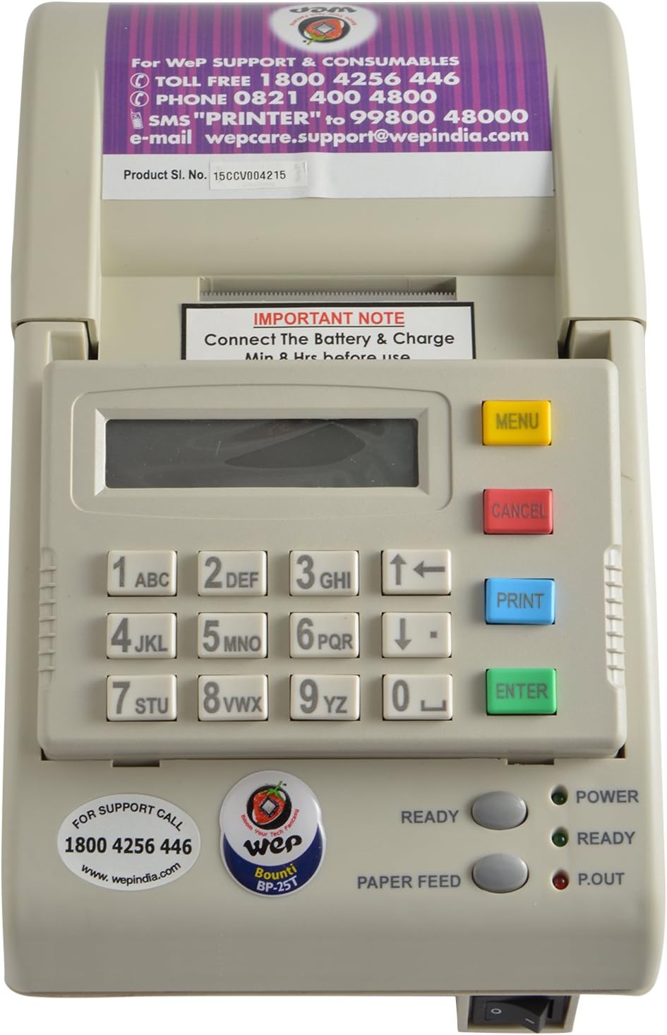wep retail billing machine