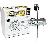 The Can Converter R4 Recessed Can Light Conversion Kit - Home Improvement for 4" Cans, Hardware Converter for Flush Mount Light, Hanging Pendant, &amp; Light Fixture, up to 50 lb Capacity, UL Certified