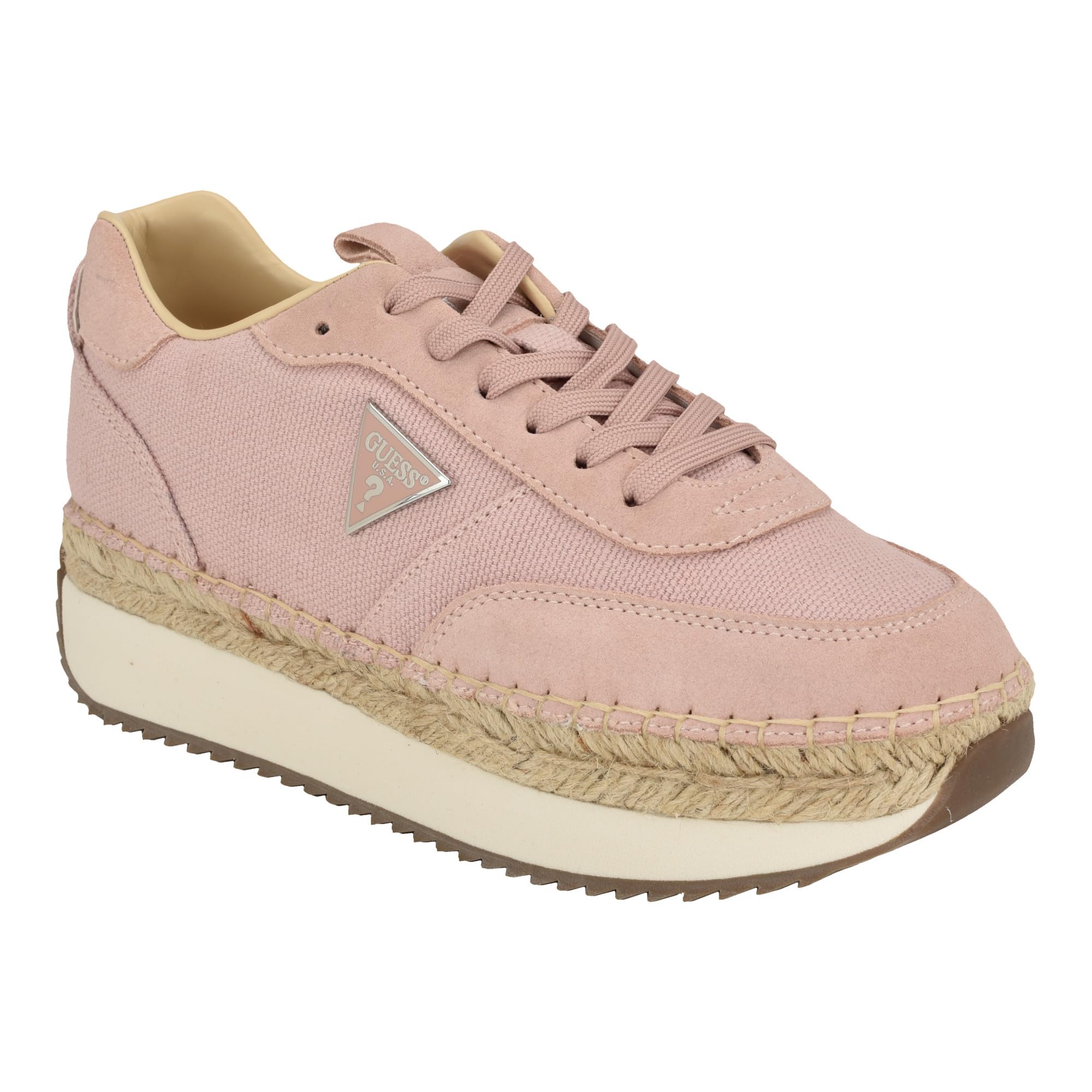 Guess Women’s Stefen2 Sneaker, Soft Pink 680, 8.5