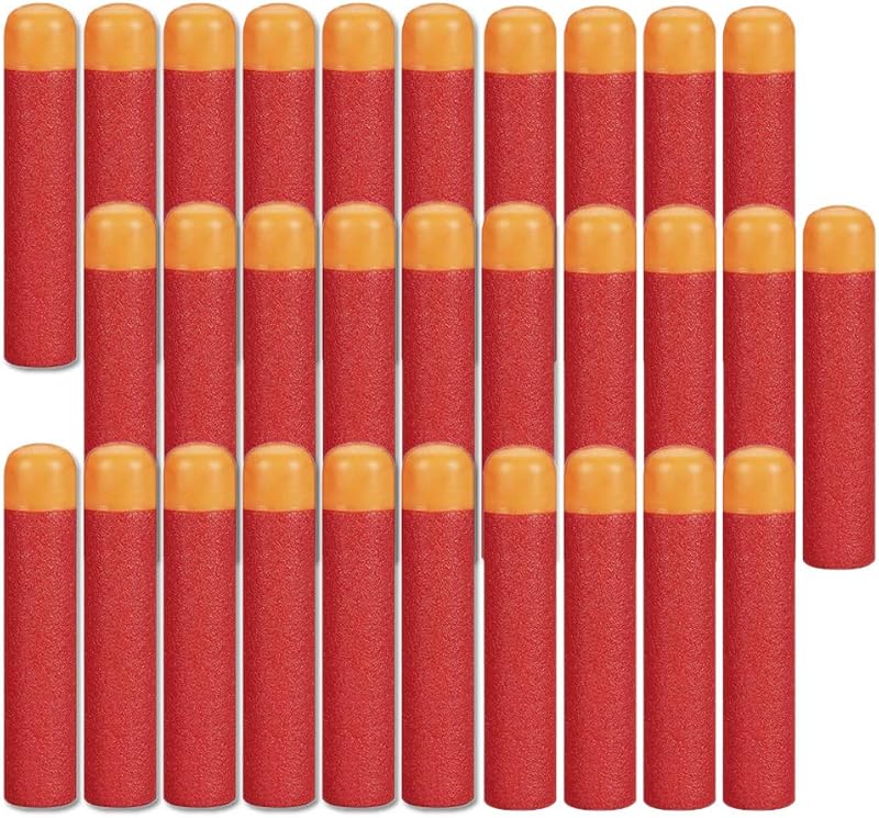 YAAVAAW 30pk Mega Bullets Foam Darts 9.5cm Refill Large Nerf N-strike Elite