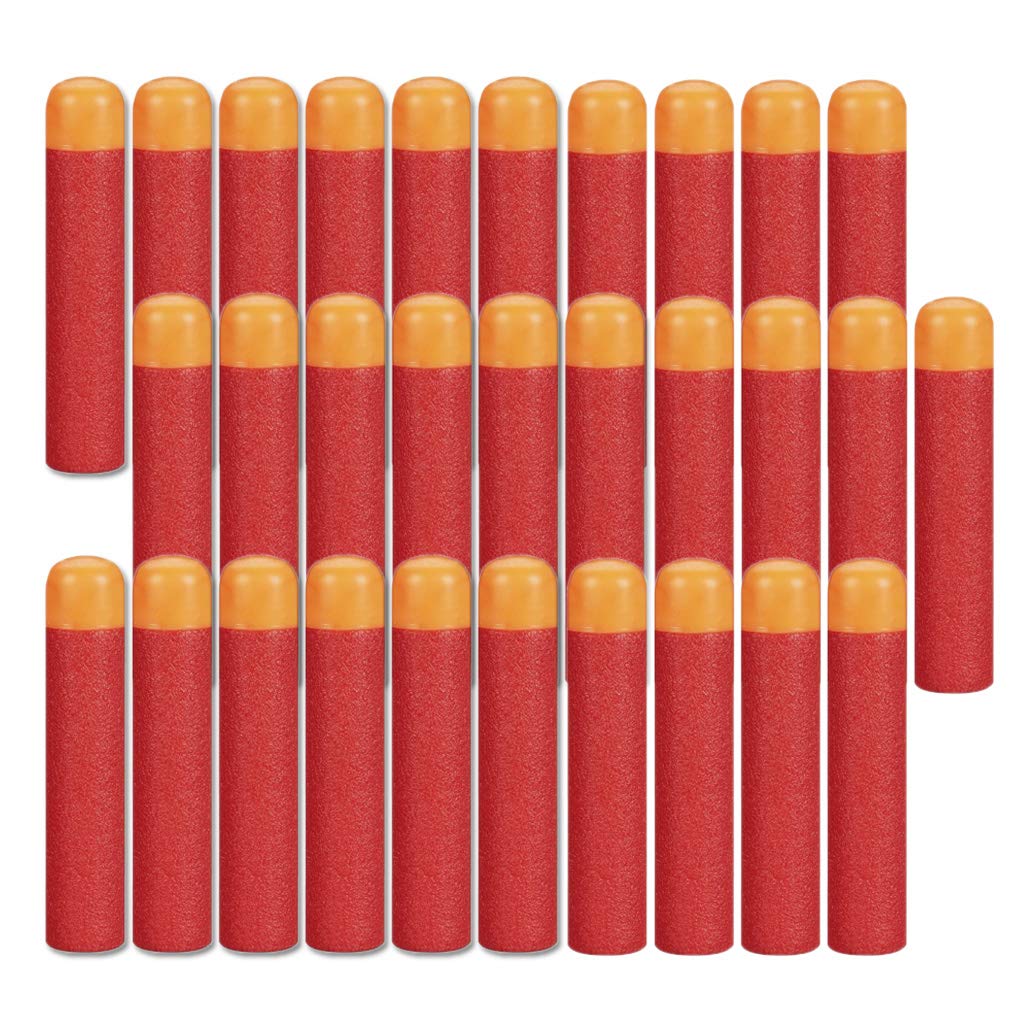 YAAVAAW 30Pcs Big Red Mega Bullets Foam Darts,9.5cm Refill Large Bullets Mega Darts for Nerf N-strike Elite Mega Bullets Series Blasters Kids Toy Gun Darts