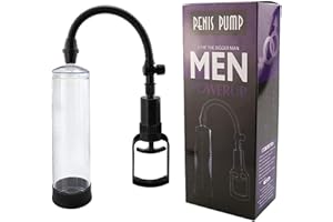 yuge New Mens Vacuum Pump Intensity Enlargement Pump for Man Enhancement Growth Pump Pen Help Men with Dysfunction，Increase S