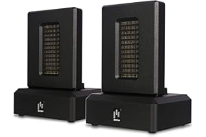 Aperion Audio DST Dual Firing Air Motion Transformer Ribbon Super Tweeter Speaker Pair (Aluminum Black)