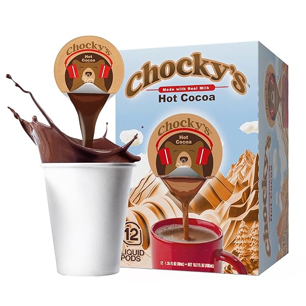 CHOCKY’S BY JAVA HOUSE SINGLE-SERVE HOT CHOCOLATE PODS...